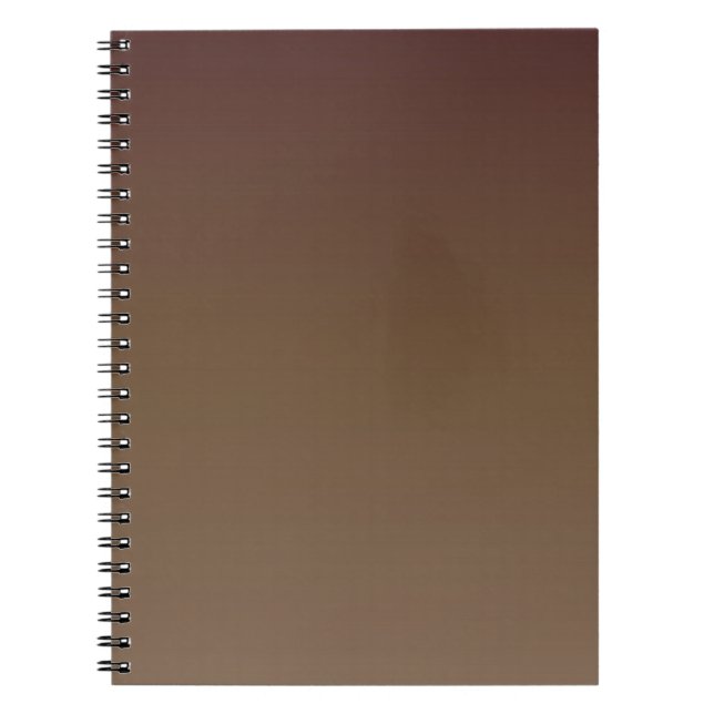Cuaderno de fotos con gradiente marrón (Frente)