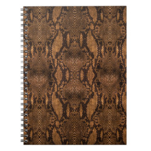 Cuaderno de Fotos con Impresión de Piel de Serpien