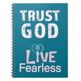 Cuaderno de Fotos Confía en Dios Vive sin Miedo Cr