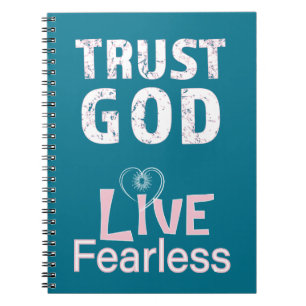 Cuaderno de Fotos Confía en Dios Vive sin Miedo Cr