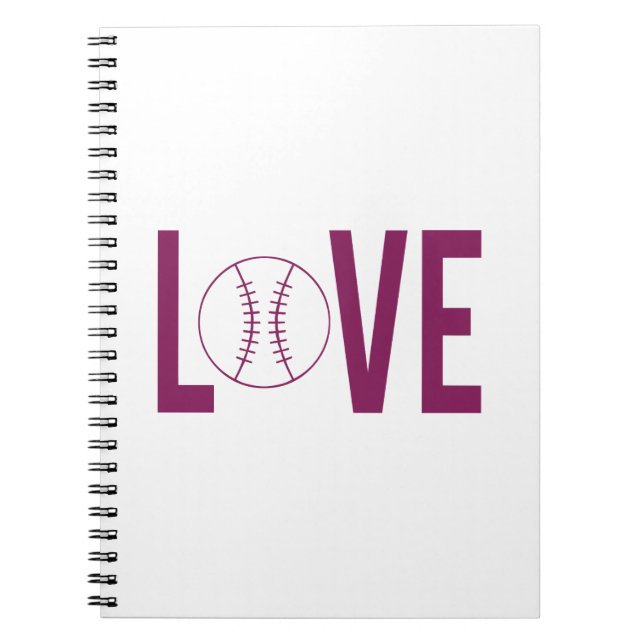 Cuaderno de Fotos de Béisbol de Amor (Frente)