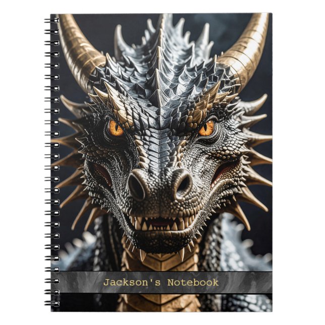 Cuaderno de Fotos de Dragón en Espiral (Frente)