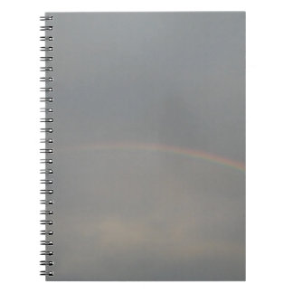 cuaderno de fotos de espiral arcoiris