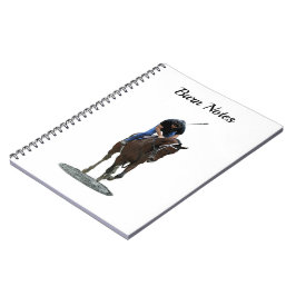 Cuaderno de fotos de espiral de caballos con desco