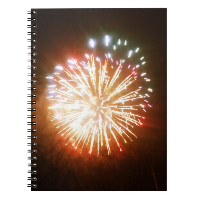 cuaderno de fotos de fuegos artificiales de Bright (Frente)