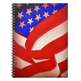 Cuaderno de fotos de la bandera americana (80 pági