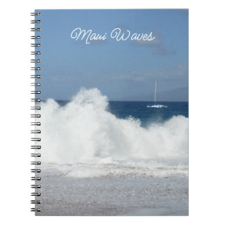 Cuaderno de Fotos de las Olas en Espiral de Maui