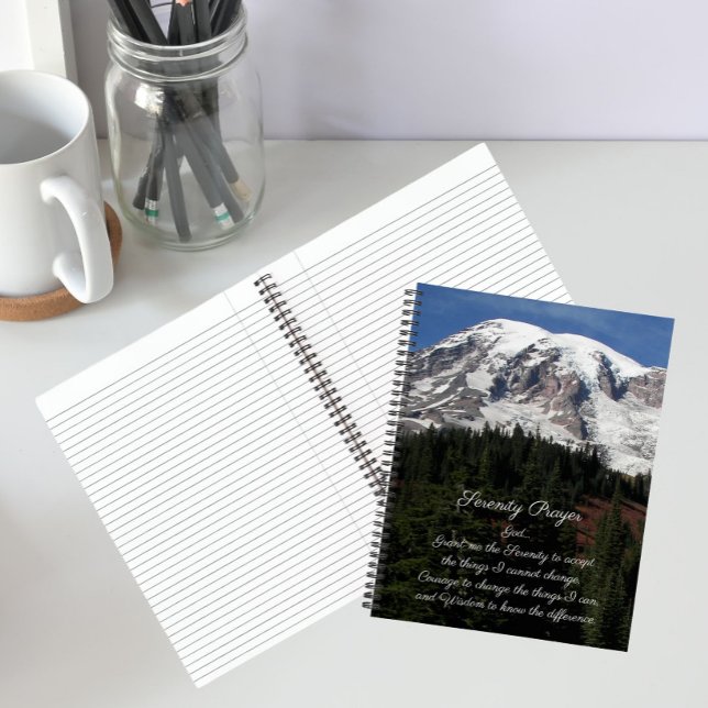 Cuaderno de fotos de Mount Rainier de la Oración d (In Situ)