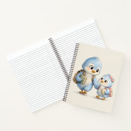 Cuaderno de Fotos de Recuerdos de Pájaros Azules A