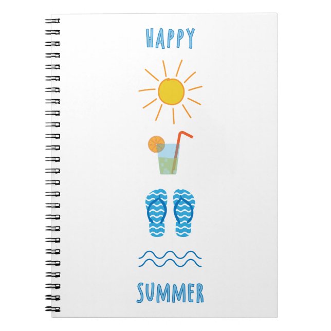 Cuaderno de Fotos de Verano Feliz (Frente)