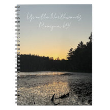 Cuaderno de fotos del lago Northwoods