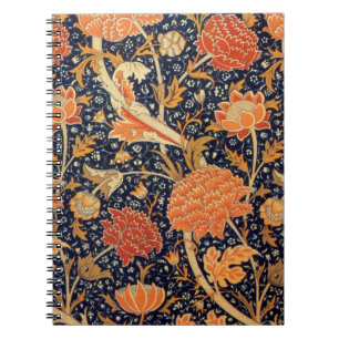 Cuaderno de fotos del patrón floral de William Mor