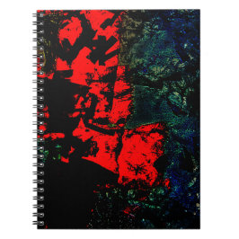 Cuaderno de Fotos en espiral abstracto de color na