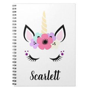 Cuaderno de Fotos en Espiral - Cabeza de Unicornio