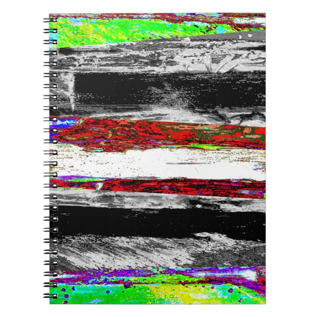 Cuaderno de Fotos en Espiral – Capas de Reflexión (Frente)