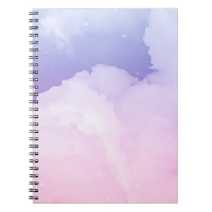 Cuaderno de Fotos en espiral con acuarela rosa (80