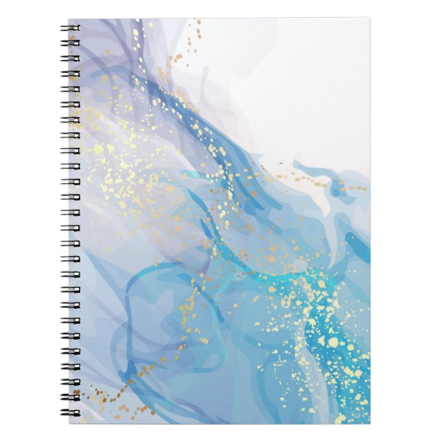 Cuaderno de Fotos en espiral con acuarela rosa (80 (Frente)