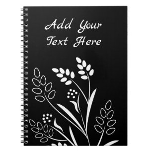 Cuaderno de Fotos en Espiral con Diseño de Hojas F