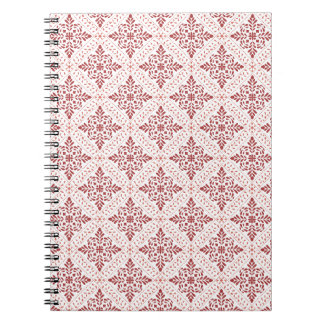 Cuaderno de Fotos en Espiral con Diseño Rojo y Ros