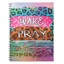 Cuaderno de Fotos en Espiral con Estampado de Leop