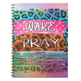 Cuaderno de Fotos en Espiral con Estampado de Leop