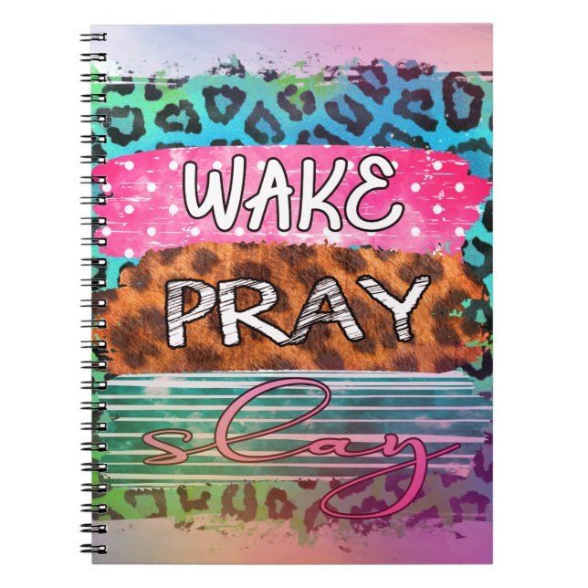 Cuaderno de Fotos en Espiral con Estampado de Leop (Frente)