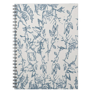 Cuaderno de Fotos en Espiral con Patrón de Flora A
