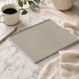 Cuaderno de Fotos en Espiral con Textura Gris Clar