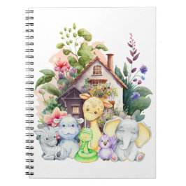 Cuaderno de Fotos en Espiral de Animales Adorables