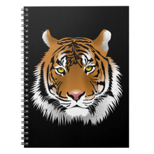 Cuaderno de Fotos en Espiral de Cara de Tigre