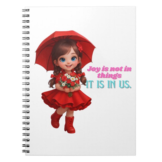 Cuaderno de Fotos en Espiral de Chica Chibi Inspir (Frente)