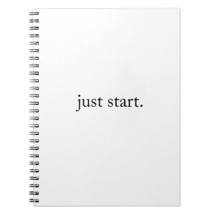 Cuaderno de fotos en espiral de citas inspiradoras