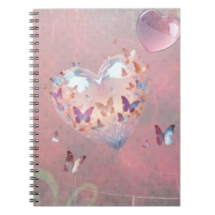 Cuaderno de Fotos en Espiral de Dulces Sueños Rosa
