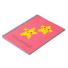 Cuaderno de Fotos en Espiral de Estrellas Sonrient