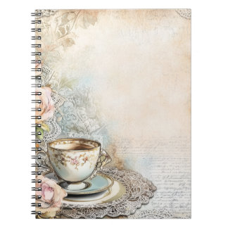 Cuaderno de Fotos en Espiral de Fiesta de Té Victo