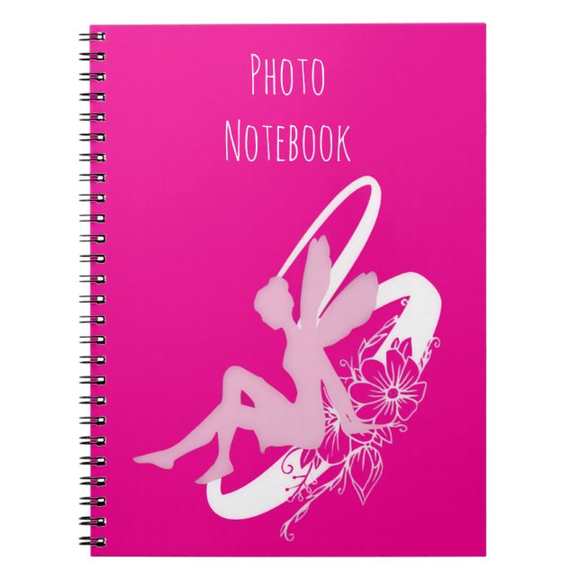 Cuaderno de Fotos en Espiral de Flor de Hada (Frente)