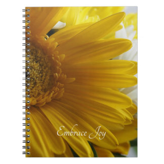 Cuaderno de Fotos en Espiral de Flores Amarillas A