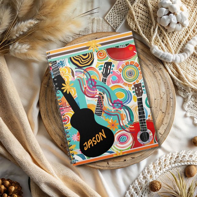 Cuaderno de fotos en espiral de Guitars coloridos  (Subido por el creador)