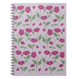 Cuaderno de fotos en espiral de lavamanos rosados
