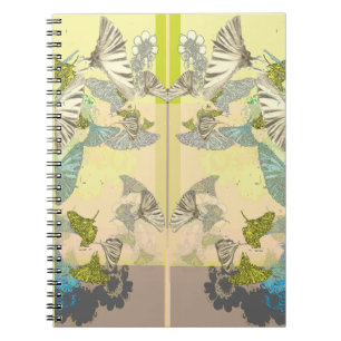 Cuaderno de fotos en espiral de mariposa tigre