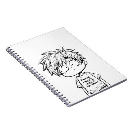 Cuaderno de Fotos en Espiral de Niño Anime Chibi D