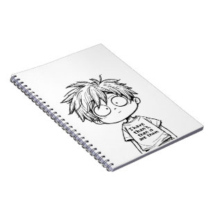 Cuaderno de Fotos en Espiral de Niño Anime Chibi D