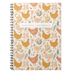Cuaderno de Fotos en Espiral de Pollo