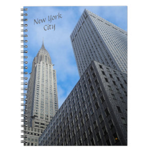 Cuaderno de fotos en espiral de rascacielos de NYC