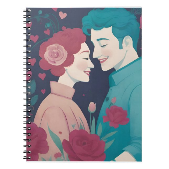 Cuaderno de Fotos en Espiral de San Valentín (Frente)