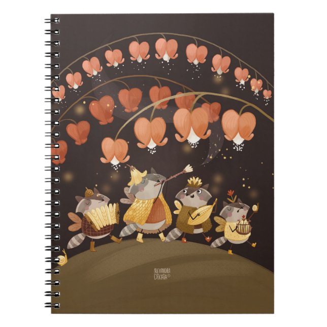 Cuaderno de fotos en espiral de secretos botánicos (Frente)