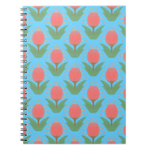 Cuaderno de Fotos en Espiral de Tulipanes Alegres