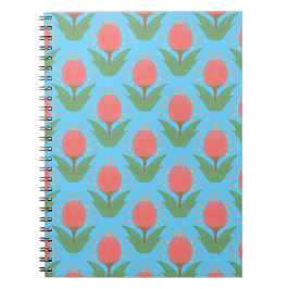 Cuaderno de Fotos en Espiral de Tulipanes Alegres