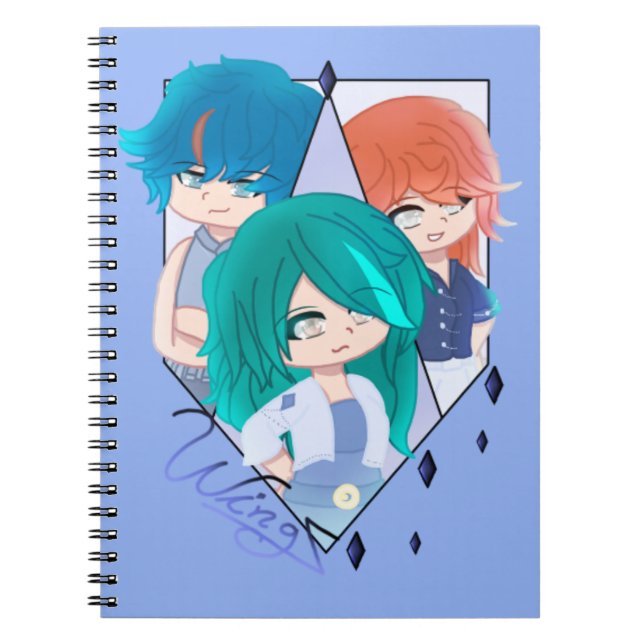 Cuaderno de Fotos en Espiral de Wingz Warriors (Frente)