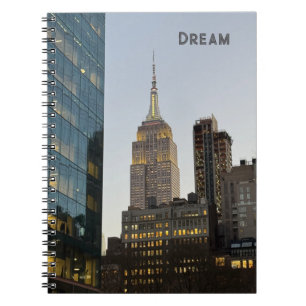 Cuaderno de fotos en espiral del Empire State Buil